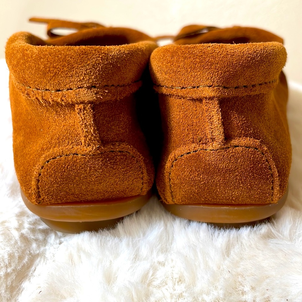 Minnetonka Genuine Suede Kitty Leather Moccasins - Picture 15 of 15